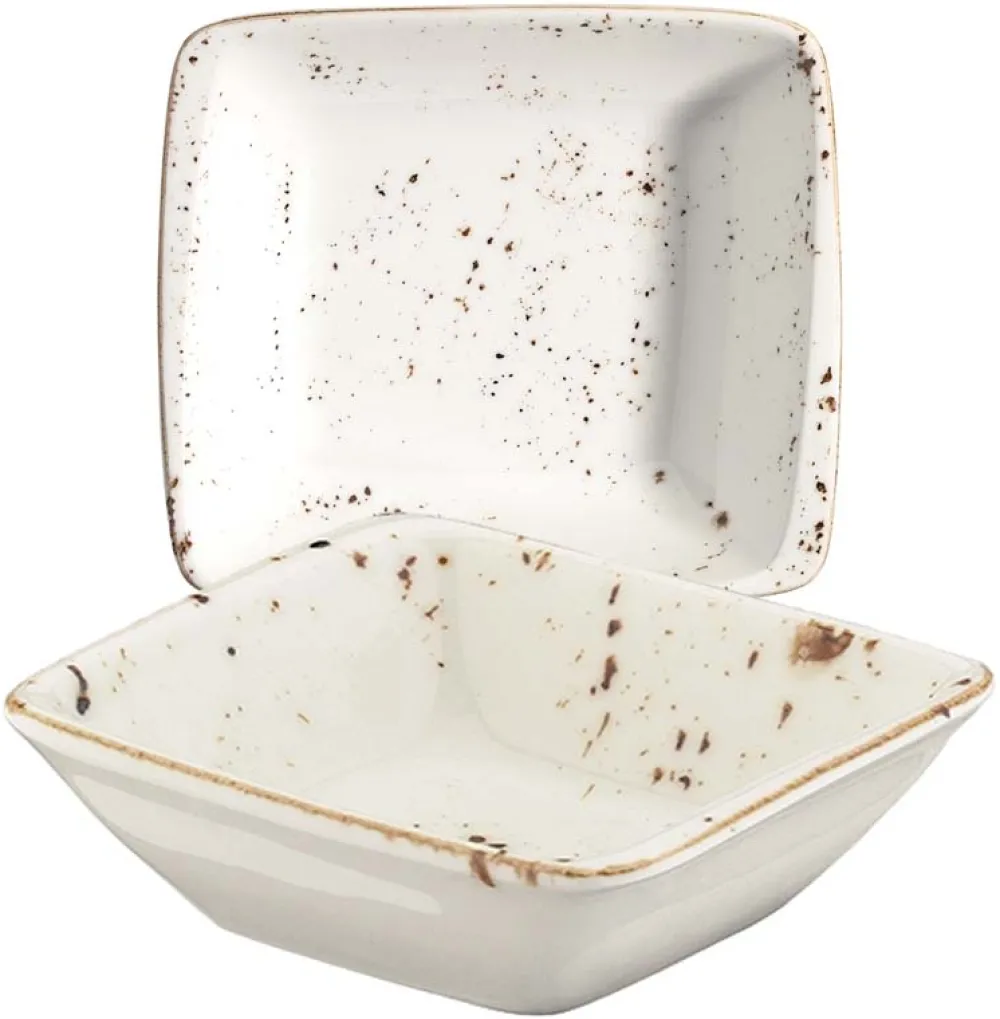 Barstuff Bonna Grain Moove Schale 8x8,5cm creme - 24 Stück