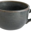 Barstuff Bonna Hornfels Ripple Obertasse 20,5cl grau - 6 Stück