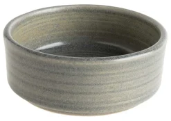 Barstuff Bonna Hornfels Ripple Stapelschale 8cm, 70cl grau - 12 Stück