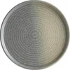Barstuff Bonna Hornfels Ripple Teller flach 16cm grau - 12 Stück