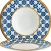 Barstuff Bonna Lotus Banquet Pastateller 28cm blau - 6 Stück