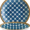 Barstuff Bonna Lotus Bloom Teller tief 23cm blau - 6 Stück