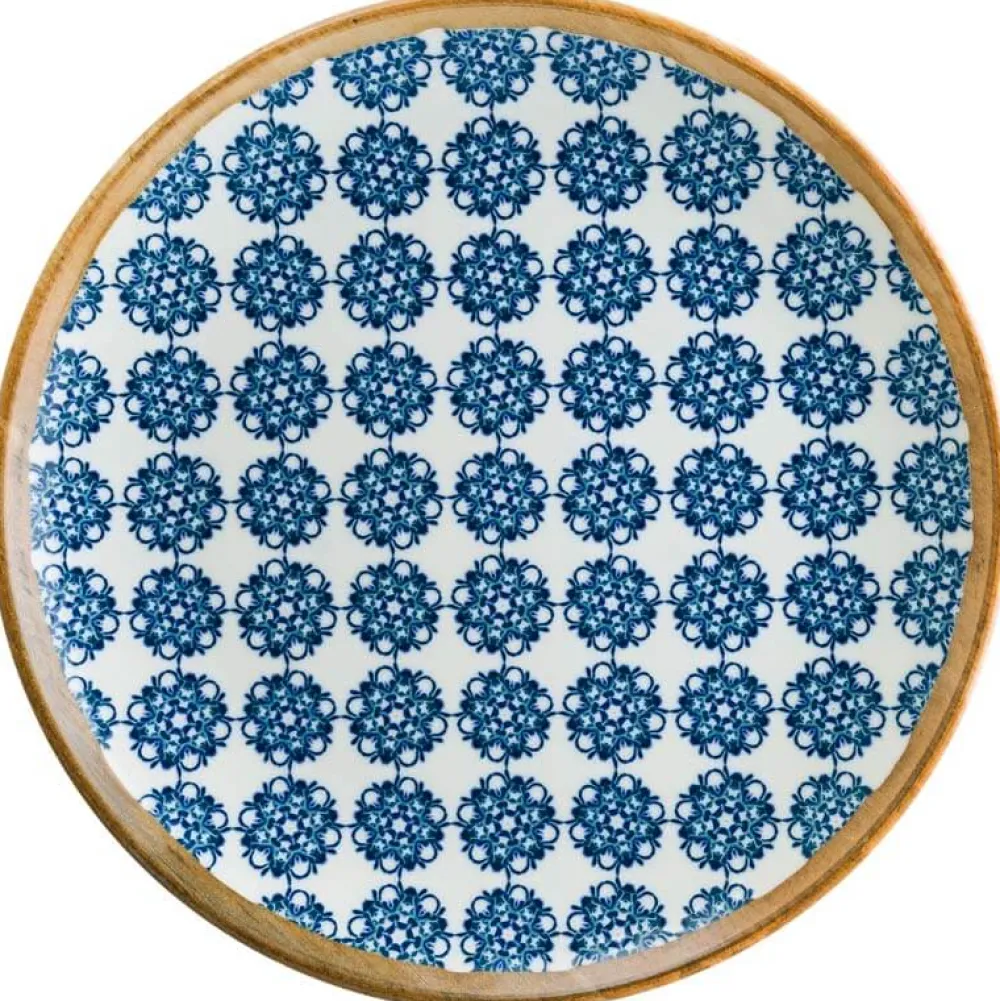 Barstuff Bonna Lotus Gourmet Teller flach 27cm blau - 12 Stück