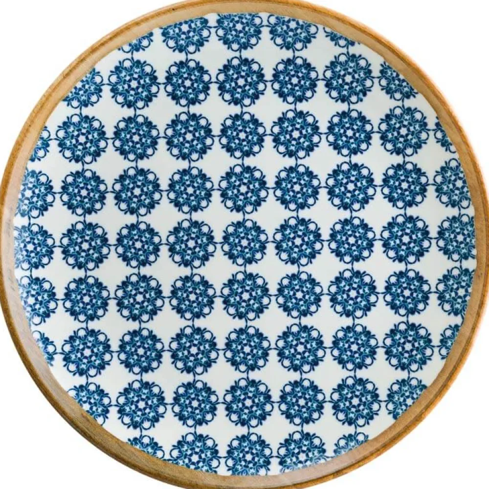 Barstuff Bonna Lotus Gourmet Teller flach 30cm blau - 6 Stück