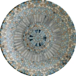 Barstuff Bonna Luca Mosaic Bloom Teller tief 23cm bunt - 6 Stück