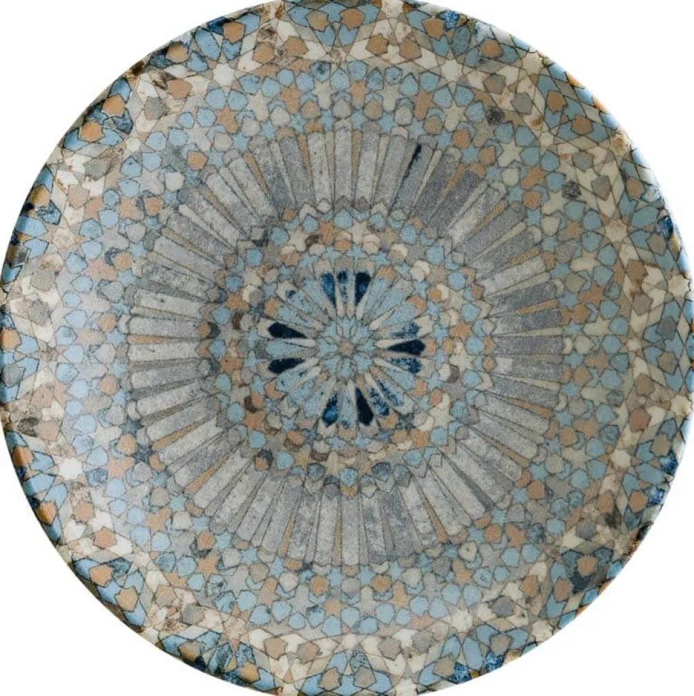 Barstuff Bonna Luca Mosaic Bloom Teller tief 23cm bunt - 6 Stück