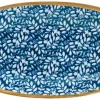 Barstuff Bonna Lupin Gourmet Platte oval 15x8,5cm blau - 12 Stück