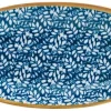 Barstuff Bonna Lupin Gourmet Platte oval 24x14cm blau - 12 Stück