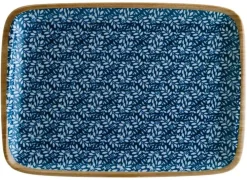 Barstuff Bonna Lupin Moove Platte 23x16cm blau - 12 Stück