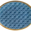 Barstuff Bonna Lupin Moove Platte oval 25x19cm blau - 12 Stück