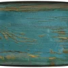 Barstuff Bonna Madera Mint Moove Platte 23x16cm blau - 12 Stück