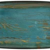 Barstuff Bonna Madera Mint Moove Platte 36x25cm blau - 6 Stück