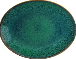 Barstuff Bonna Ore Mar Moove Platte oval 25x19cm grün - 12 Stück