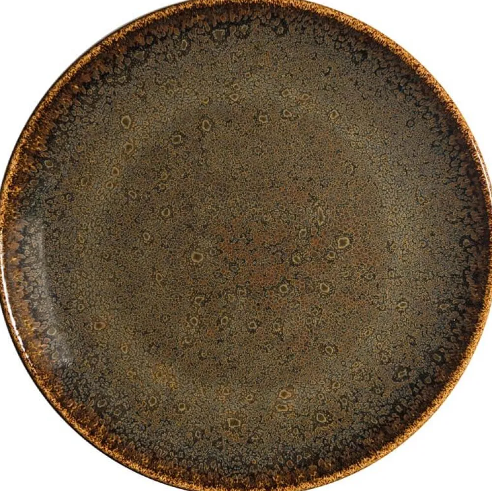 Barstuff Bonna Ore Tierra Gourmet Teller flach 30cm braun - 6 Stück