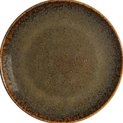 Barstuff Bonna Ore Tierra Gourmet Teller flach 21cm braun - 12 Stück