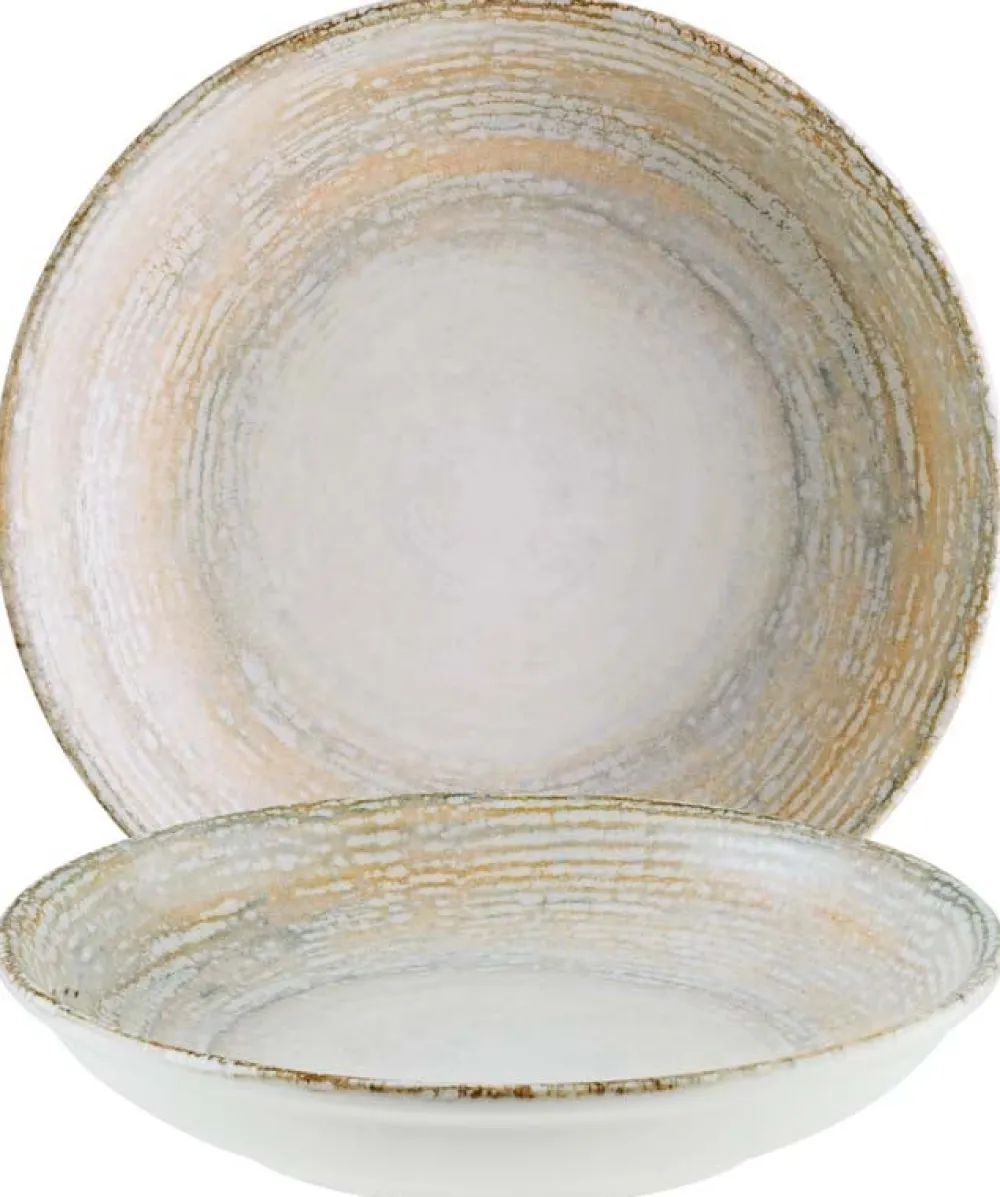 Barstuff Bonna Patera Gourmet Teller tief 20cm beige - 12 Stück