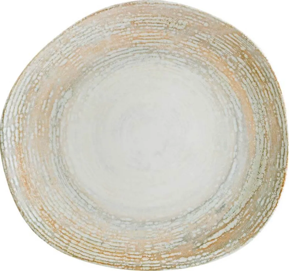 Barstuff Bonna Patera Vago Teller flach 15cm beige - 12 Stück