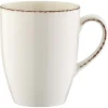 Barstuff Bonna Retro Tawny Conic Bockbecher 33cl creme - 24 Stück