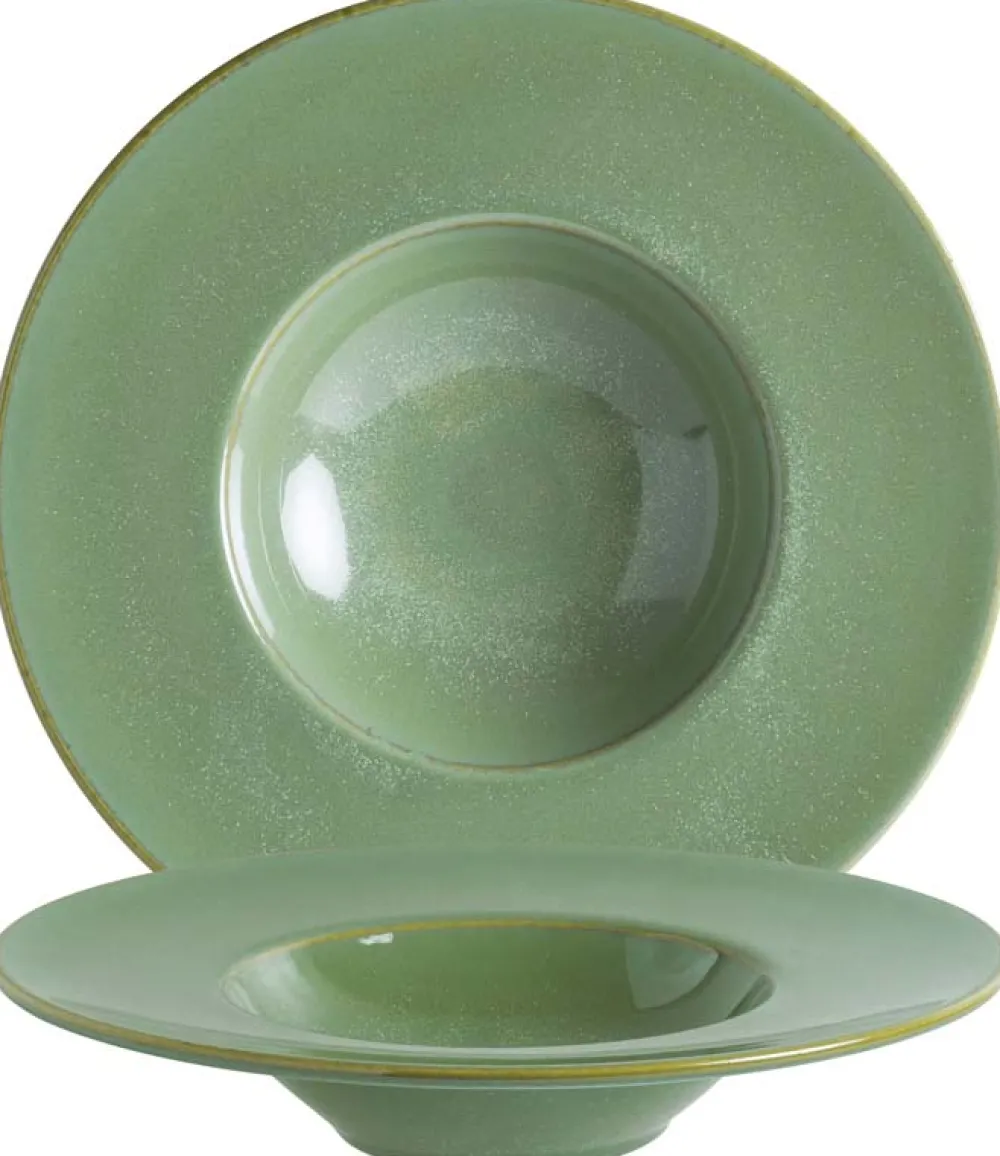 Barstuff Bonna Sage Banquet Pastateller 28cm grün - 6 Stück