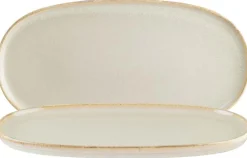 Barstuff Bonna Sand Hygge Platte oval 30x16cm beige - 6 Stück