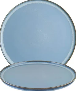 Barstuff Bonna Sky Hygge Teller flach 22cm blau - 6 Stück