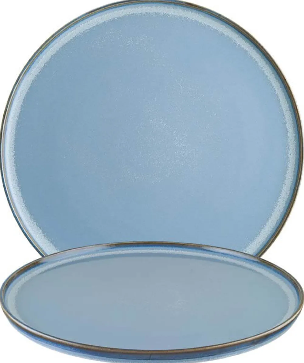 Barstuff Bonna Sky Hygge Teller flach 16cm blau - 12 Stück