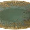Barstuff Bonna Snell Sage Gourmet Platte oval 15x8,5cm grün - 12 Stück