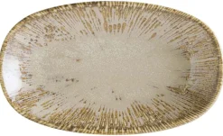 Barstuff Bonna Snell Sand Gourmet Platte oval 19x11cm beige - 12 Stück