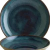 Barstuff Bonna Sphere Ocean Bloom Teller tief 23cm blau - 6 Stück