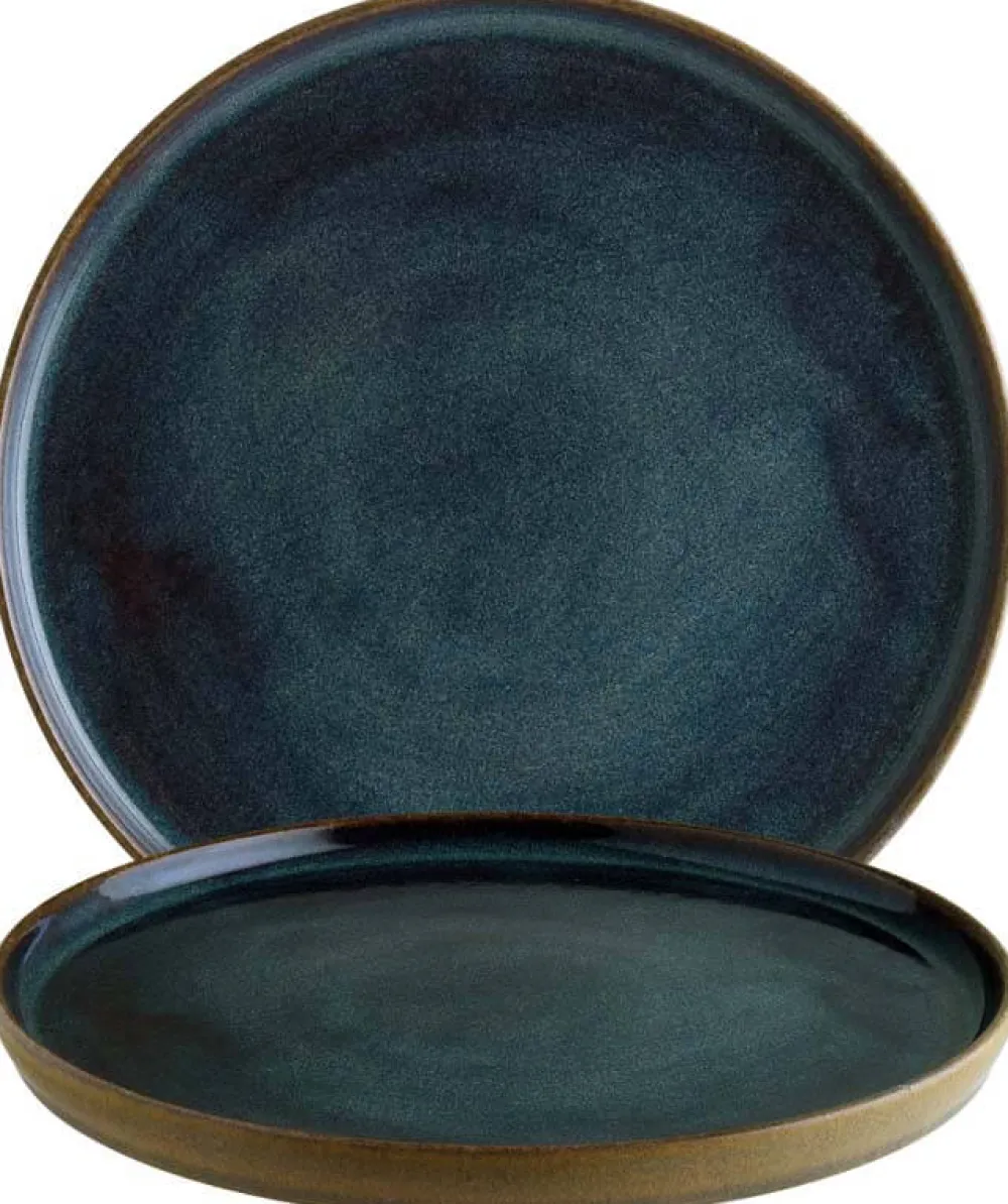Barstuff Bonna Sphere Ocean Hygge Teller flach 28cm blau - 6 Stück