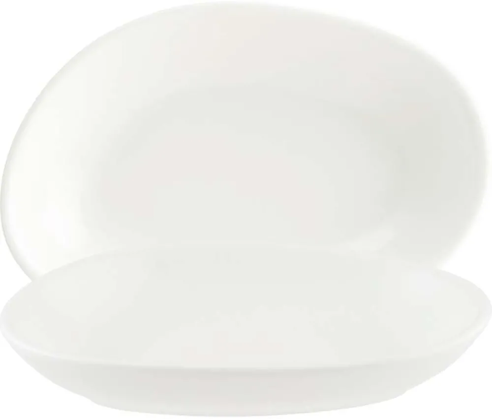 Barstuff Bonna Vago Cream Platte tief 15cm creme - 12 Stück