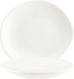 Barstuff Bonna Vago Cream Teller flach 15cm creme - 12 Stück