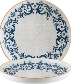 Barstuff Bonna Viento Hygge Pastateller 25cm blau - 6 Stück