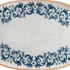 Barstuff Bonna Viento Hygge Platte oval 34x23cm blau - 6 Stück