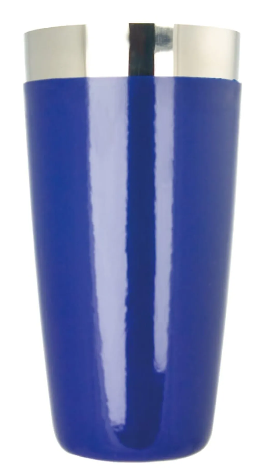 Barstuff Boston Shaker blau - Edelstahl, Vinylüberzug (850ml)