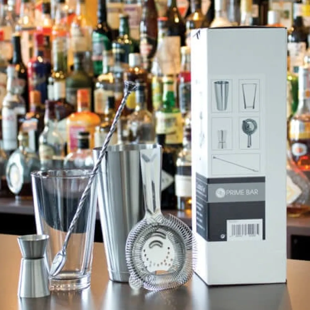 Barstuff Boston Shaker Deluxe, matt - Prime Bar Set
