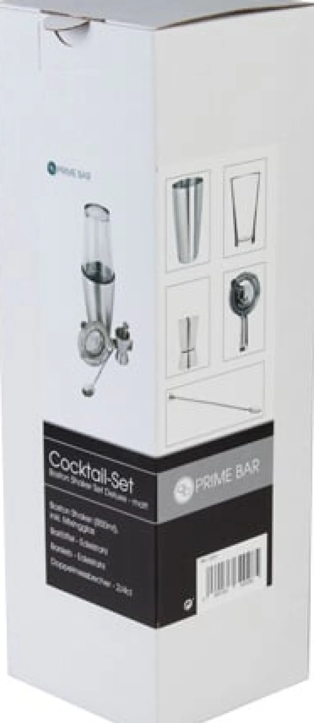 Barstuff Boston Shaker Deluxe, matt - Prime Bar Set