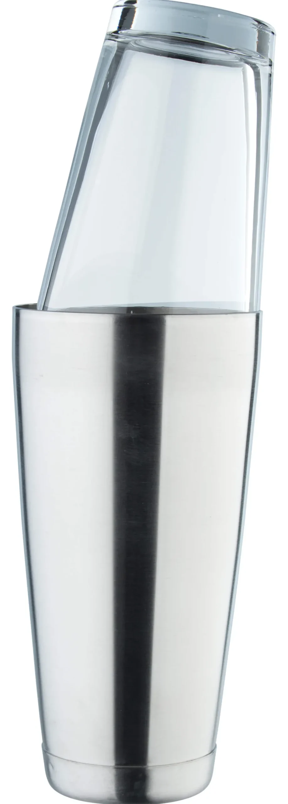 Barstuff Boston Shaker Set, Prime Bar - Edelstahl matt (500ml)