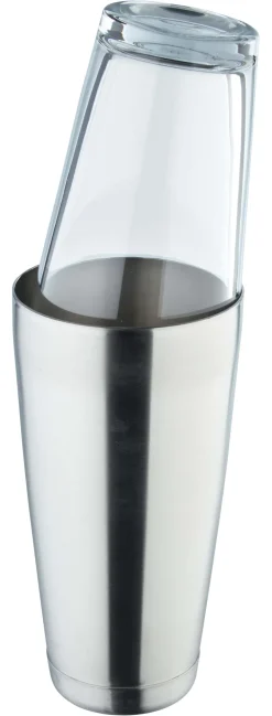 Barstuff Boston Shaker Set, Prime Bar - Edelstahl matt (500ml)