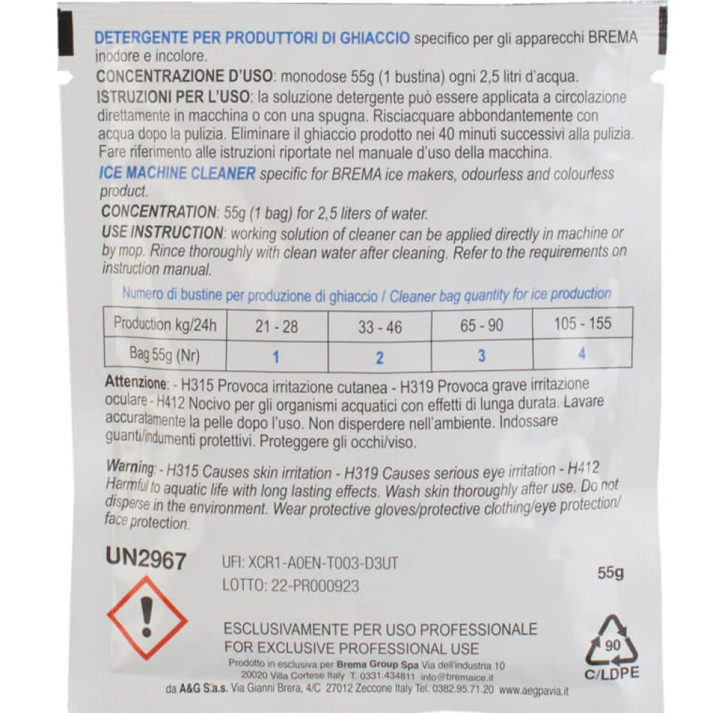 Barstuff Brema Reinger für Eisbereiter - 24x 55g