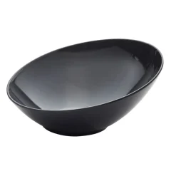 Barstuff Buffetschüssel Schrägschnitt, Melamin schwarz - 30cm
