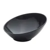 Barstuff Buffetschüssel Schrägschnitt, Melamin schwarz - 21cm