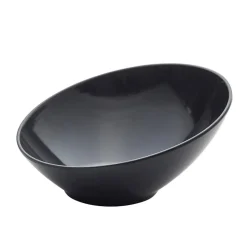 Barstuff Buffetschüssel Schrägschnitt, Melamin schwarz - 21cm