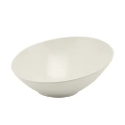 Barstuff Buffetschüssel Schrägschnitt, Melamin weiß - 21cm