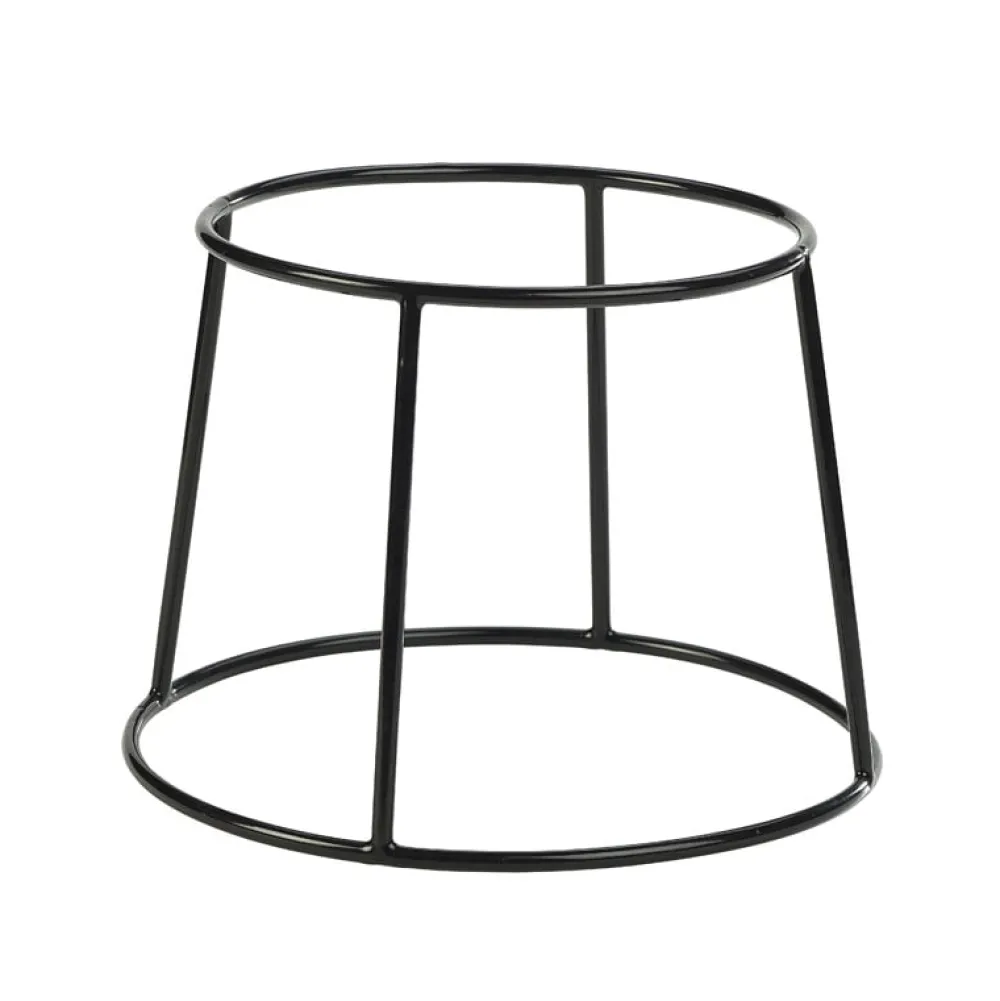 Barstuff Buffetständer rund, rutschfest, schwarz - 18cm