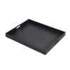 Barstuff Butler-Tablett, Akazienholz schwarz - 53,5x42,5x4,5cm