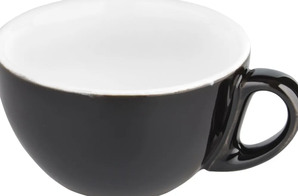 Barstuff Cappuccinotasse Italia Black, schwarz-weiß - 200ml (1 Stk.)