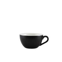 Barstuff Cappuccinotasse Porzellan matt schwarz – 175 ml (6 Stk.)