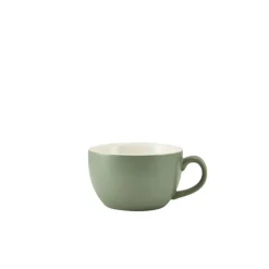 Barstuff Cappuccinotasse Porzellan matt salbeigrün – 175 ml (6 Stk.)