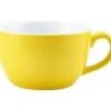 Barstuff Cappuccinotasse Porzellan gelb – 250 ml (6 Stk.)